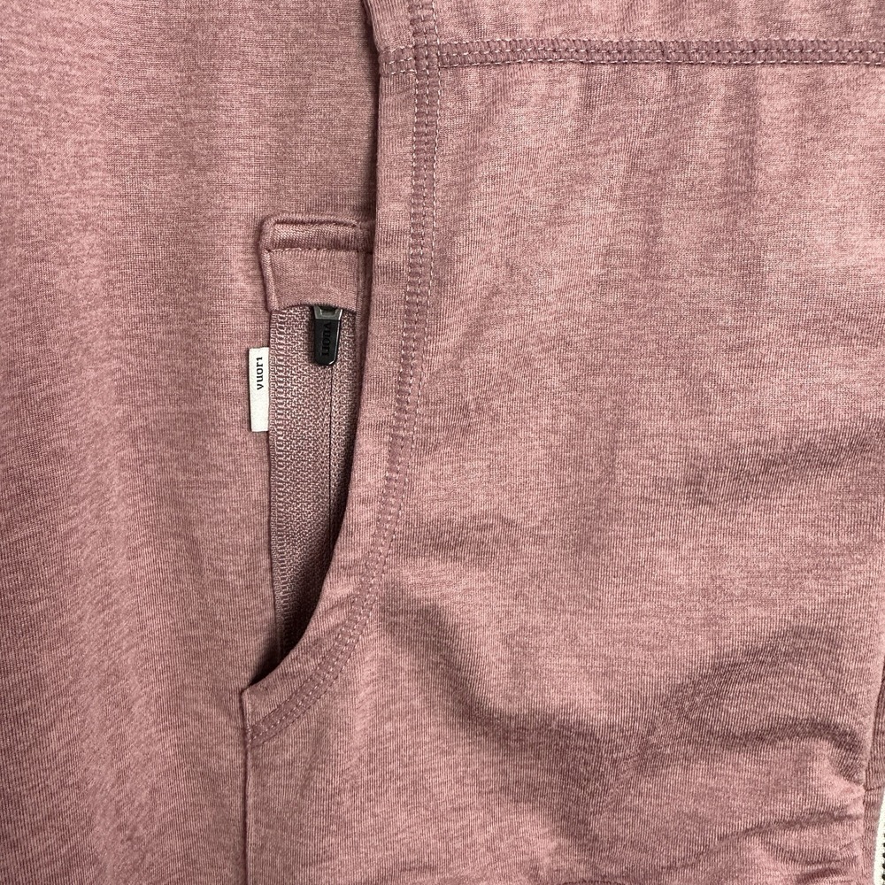 Vuori Zip-Up Halo Performance Hoodie 2.0 Womens Size XL Mauve Pink - Picture 5 of 10
